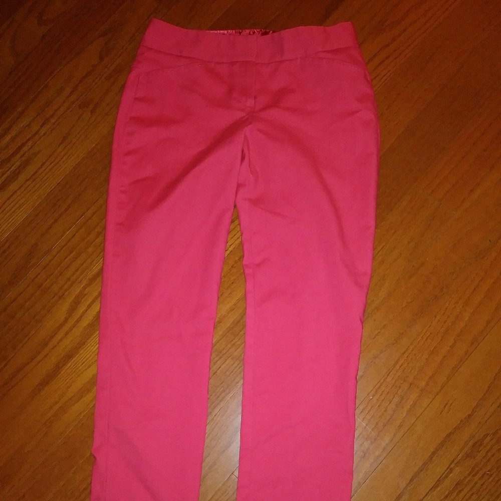 Hot Pink Skinny pants by Tahari
